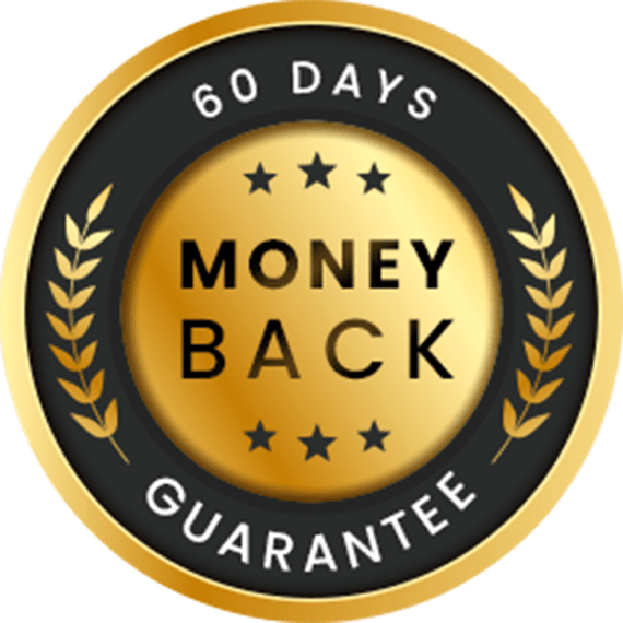 60 day money back guarantee